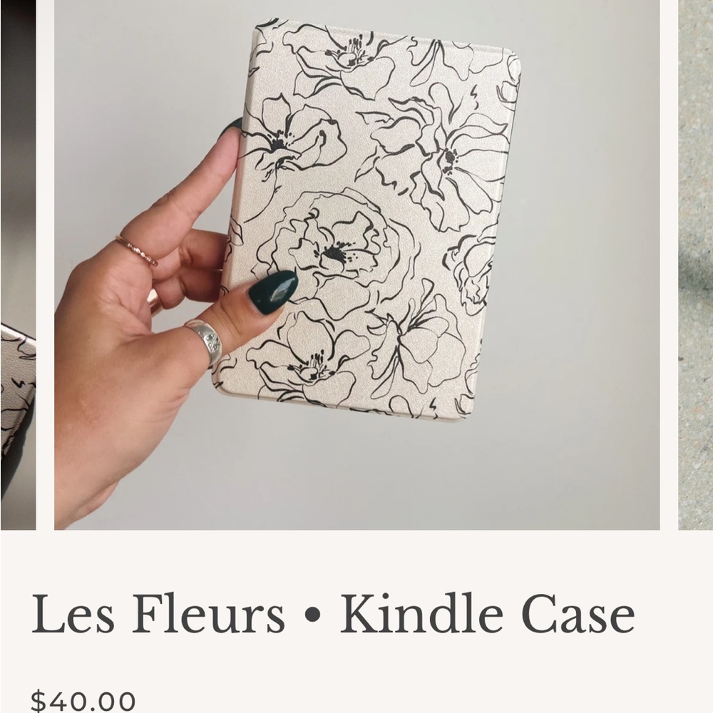 Kindle Case - Black and White - Paperwhite 11th Generation